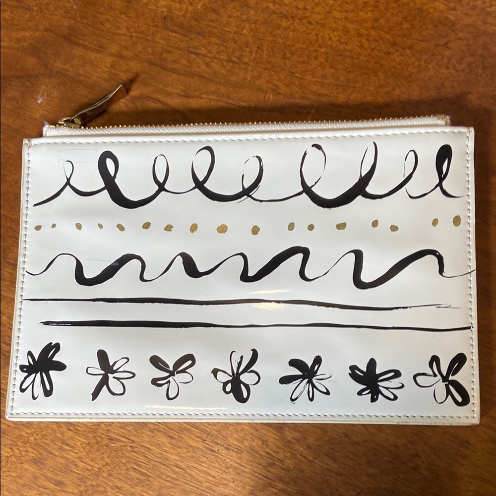 Kate Spade ink Brush PVC Clutch - Picture 2 of 3